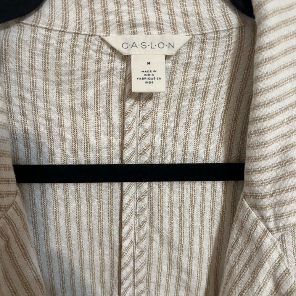 Stripe Open Front Linen Blend Blazer
Caslon Size Medium - Picture 6 of 9